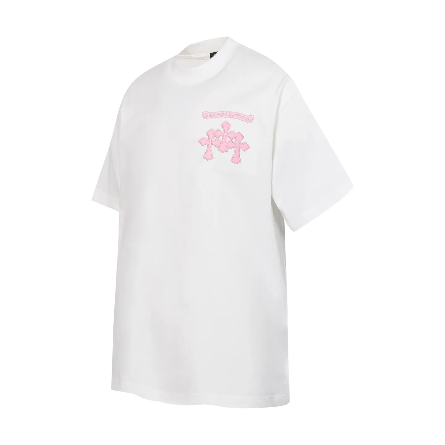 P160 Chrome Hearts CH Chrome Hearts Heavy Industry lip graffiti leather cross ✝️Short-sleeved T-shirt Use imported Tajima machine embroidery Correctly configured Black 2025 Chrome Hearts nylon bag authentic packaging 260 grams of custom-dyed double yarn cotton Large version Loose and stylish Differentiation from low version slim and long version The upper body pulls the hips 100% commitment: top quality Do not make fast food The highest version on the market Top quality - different from the ordinary versions on the market If you care about quality, you should also respect the price. Absolutely 0 after-sales service and 0 return rate so far. It’s hard not to love the style - 260g custom-dyed double yarn fabric - Correct high-density main mark, washed tag, hand-sewn